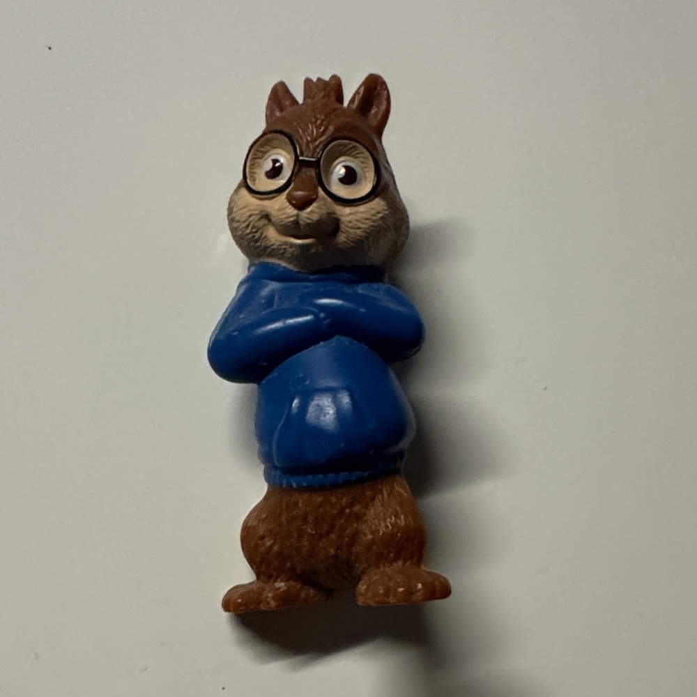 McDonald's Simon Chipmunk Movie Action Figure Toy Squeakel